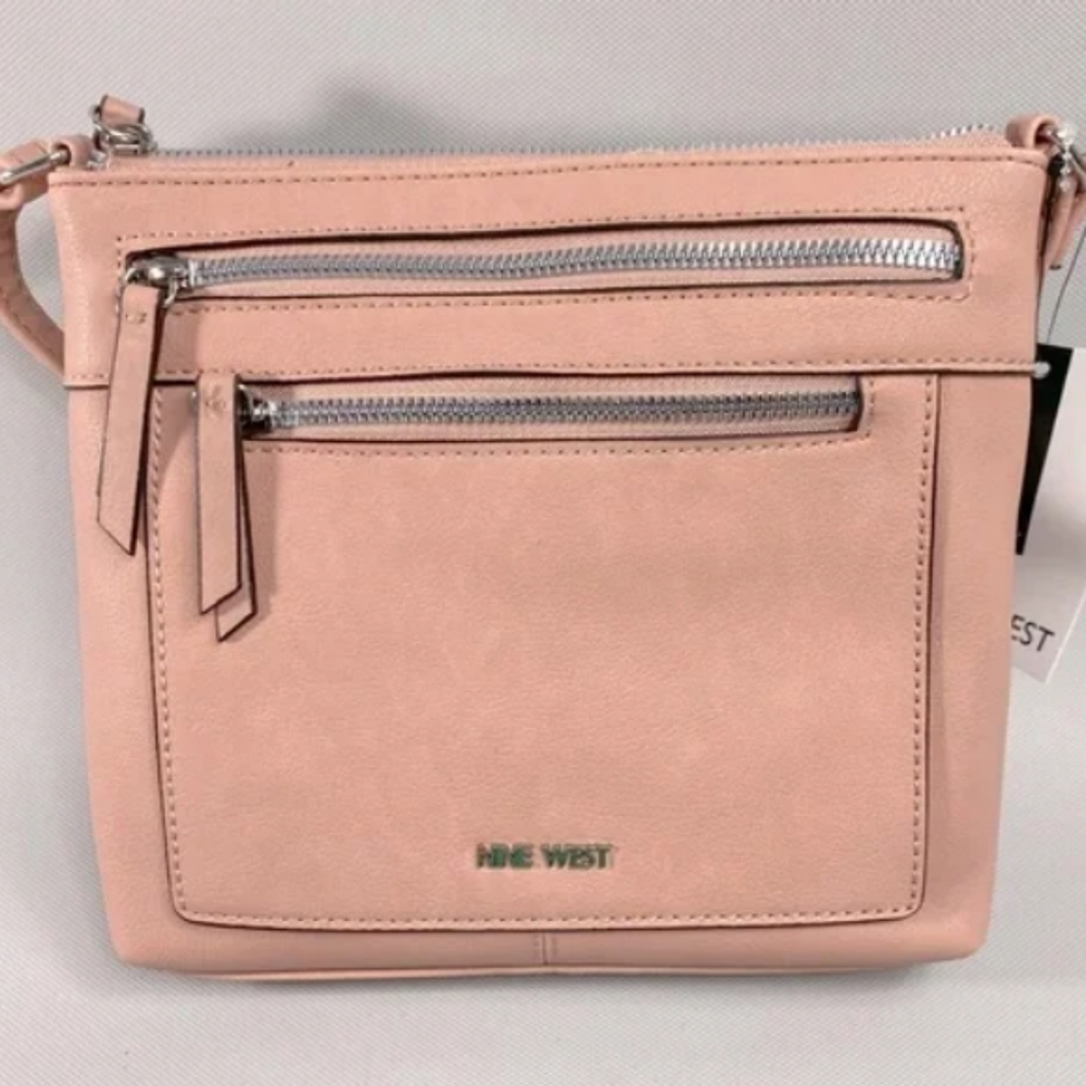 Nine West women's coralia crossbody bag in pastel pink